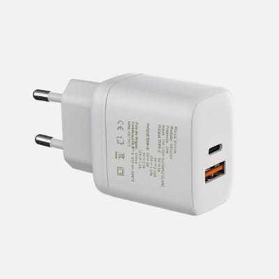 CARGADOR RAPIDO DOBLE 30W CABLE TIPO-C A TIPO-C 3A BIRLINK BR104631