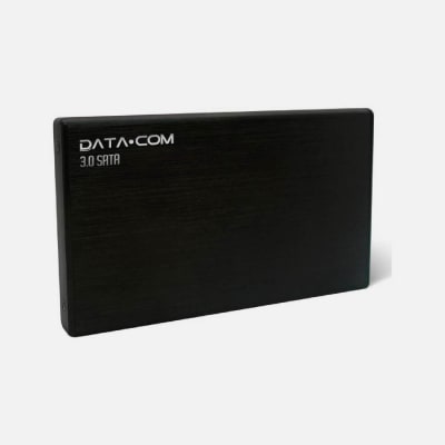COFRE HDD 2.5 SATA USB 3.0 NEGRO DATACOM1