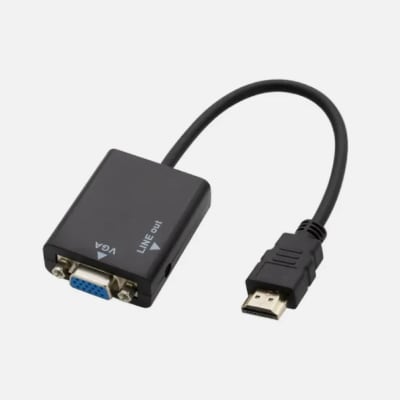 CONVERTIDOR HDMI MACHO A VGA HEMBRA + AUDIO PHILCO 31VGAHD5251
