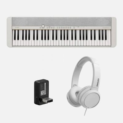 CT-S1WEC2 TECLADO 61 TECLAS CASIO + ADAPTADOR BT PARA TECLADO CASIO + AUDIFONO PHILIPS M/LIBRES TAH41