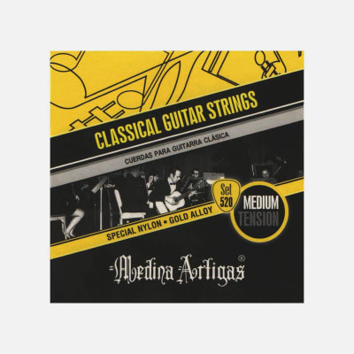 CUERDAS GUITARRA CLASICA MEDINA ARTIGAS 520 GOLD ALLOY1