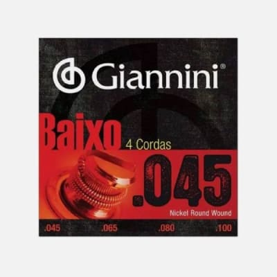 CUERDAS BAJO ELECTROACÚSTICO GIANINNI STRINGS EBASF (45-100) FÓSFORO DE BRONCE1