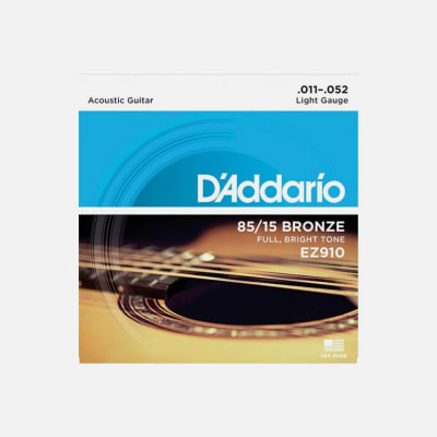 CUERDAS GUITARRA ACÚSTICA DADDARIO EZ910 11-52