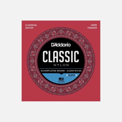 CUERDAS GUITARRA CLÁSICA DADDARIO EJ27H CLASSIC NYLON 6 PIEZAS1