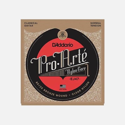 CUERDAS GUITARRA CLÁSICA DADDARIO EJ47 6 PIEZAS1