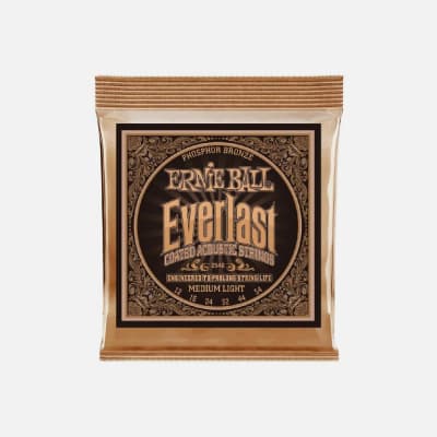CUERDAS PARA GUITARRA ACUSTICA EVERLAST MEDIUM LIGHT ERNIE BALL, 12-541
