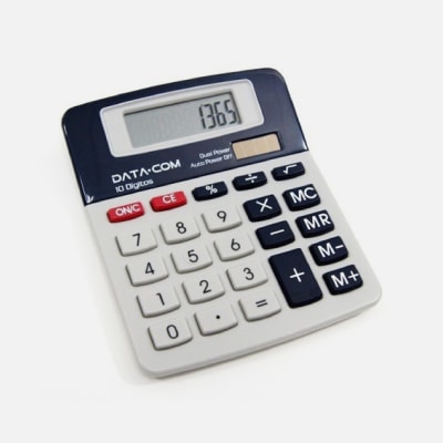 DATACOM CALCULADORA ESCRITORIO 10DIG D/PWR1