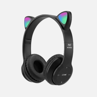HEADPHONES GENERICOS P47 CAT CON OREJAS1