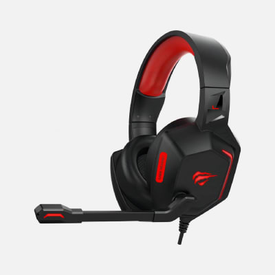 HEADSET HAVIT LED RED COMP PC PS4 XBOX NSW H657D1