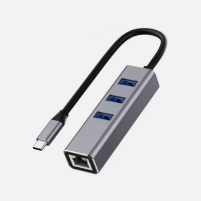 HUB TIPO C A RJ45 + 3USB 2.0 BIRLINK BR101231