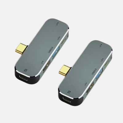 2 x HUB USB-C 5 EN 1 COMPACTO BIRLINK BR10233