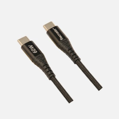TECMASTER CABLE EXTENSION TIPO C A C  60W 2.5 MT NEGRO TM-200557