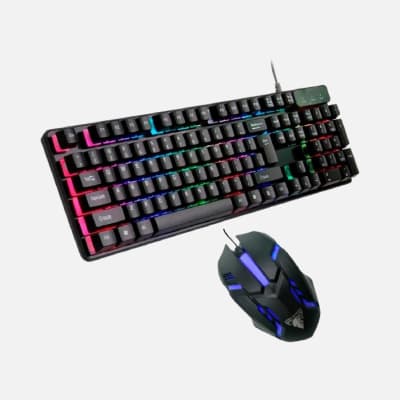 KIT GAMER JEDEL TECLADO + MOUSE GAMER GK 110+