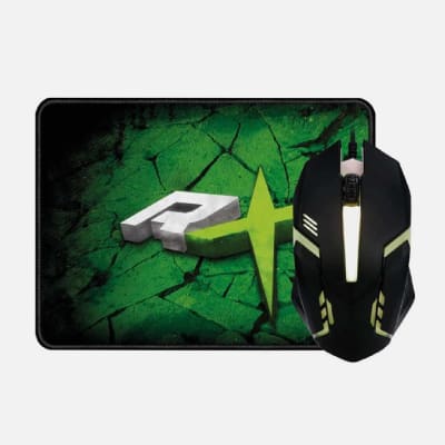 KIT GAMER PRO MOUSE Y MOUSEPAD DISEÑO REPTILEX RX0016