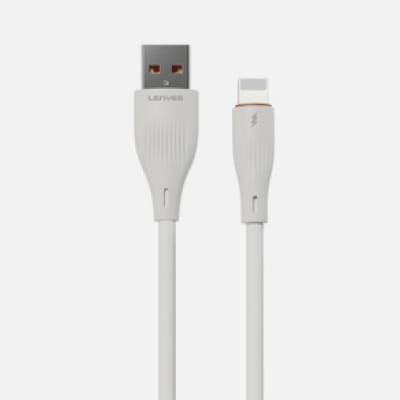 LENYES - CABLE USB-LIGHTNING CARGA RÁPIDA 2.4A LC988i1