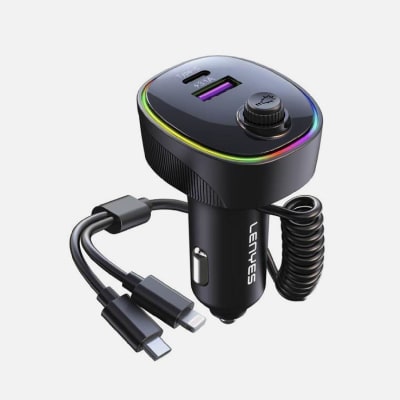 LENYES - CARGADOR DE AUTO CA903 81W IPH C1