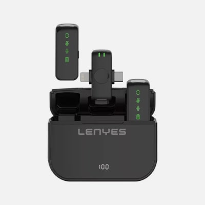 LENYES - WIRELESS RADIO MICROFONO 2 EN 1 LM2031