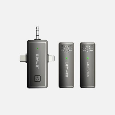 LENYES - WIRELESS RADIO MICROFONO 3 EN 1 LM2021