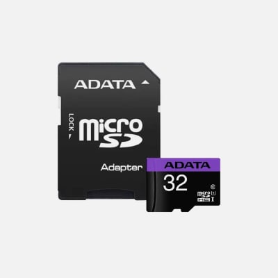MICRO SD ADATA PREMIER 32GB C/ADAPT CLASE 10 AUSDH32GUICL10-RA1