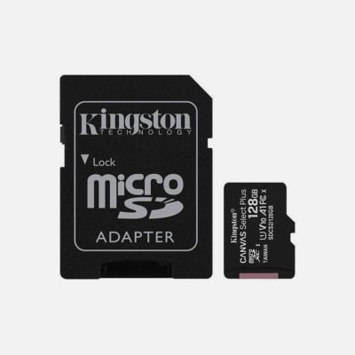 MICRO SD KINGSTON C/ADAPT SELECT PLUS 128GB SDCS2 04KNSMS1281