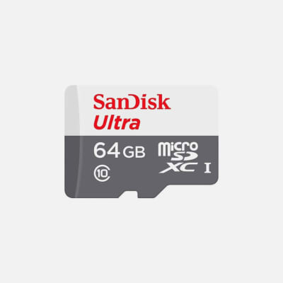 MICRO SD SANDISK ULTRA + ADAP CLASE 10 100MB/s XC 64GB SANDISKSDSQ