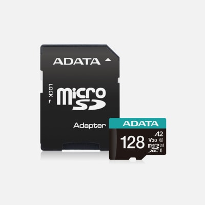 MICRO SDXC ADATA PREMIER PRO 128GB C/ADAP AUSDX128GUI3V30SA2-RA1