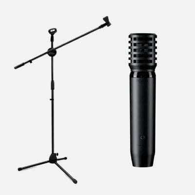 MICROFONO DINAMICO CARDIOIDE PGA81-XLR SHURE + ATRIL C/BOOM METALICO PHILCO 26MICMS200