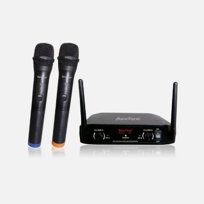 MICROFONO INALAMBRICO DE MANO DOBLE WM1802 BARETONE1