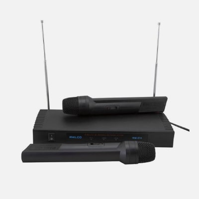 MICROFONOS INALAMBRICOS VHF FM WM570 PHILCO1