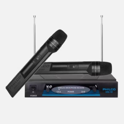 MICROFONOS INALAMBRICOS VHF PHILCO PRO WM7871