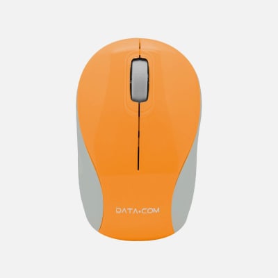 MINI MOUSE INALAMBRICO 3D DATACOM NARANJO 1205541