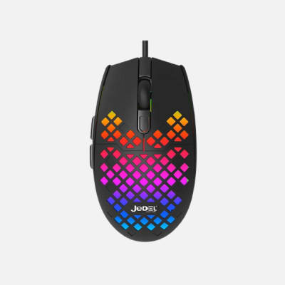 MOUSE GAMER JEDEL GM1150 6400DPI ERGONÓMICO1