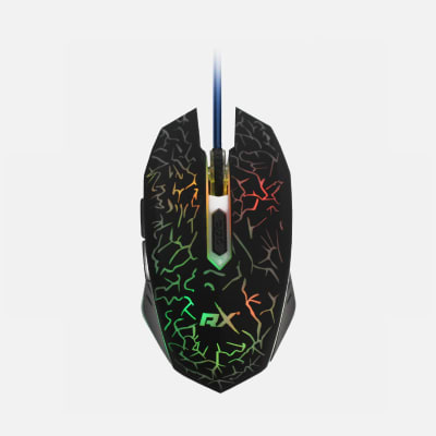 MOUSE GAMING 6 BOTONES 3200 DPI REPTILEX RX00071