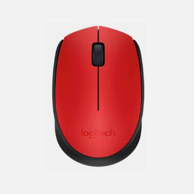 MOUSE INALAMBRICO LOGITECH  M170 ROJO1