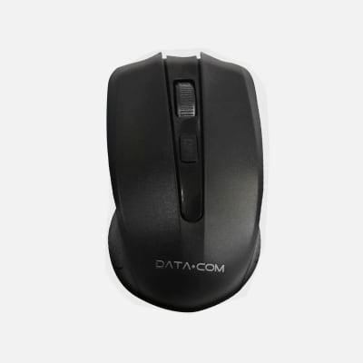MOUSE INALAMBRICO OPTICO 24G NEGRO DATACOM1