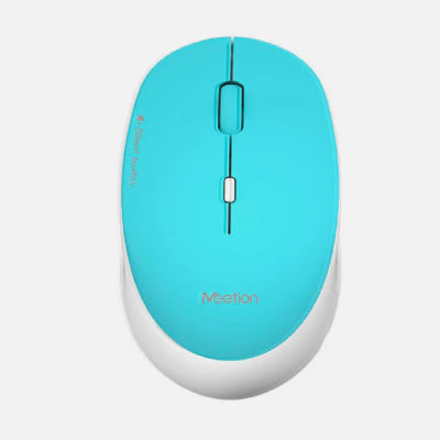 MOUSE INALAMBRICO SILENCIOSO R570 MEETION CIAN 102671