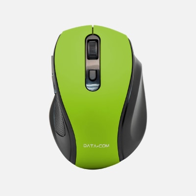 MOUSE INALAMBRICO VERDE 6D DATACOM 1205701