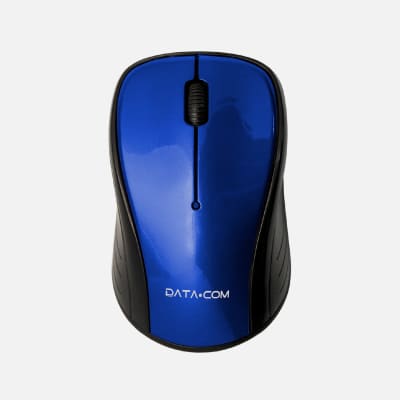MOUSE INALMBRICO AZUL 3D DATACOM 120585
