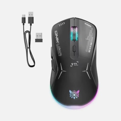 MOUSE ONIKUMA INALAMB. 2.4G RGB RECARGABLE C/CABLE 4800 DPI CW917
