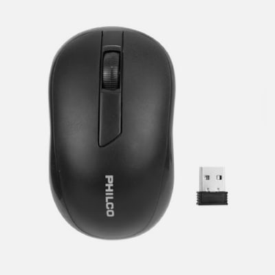 MOUSE OPTICO INAL 2.4 GHZ PHILCO NEGRO PLC210WN1