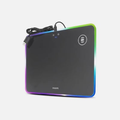MOUSEPAD GAMER RGB CARGA INALÁMBRICA PHILIPS SPL75041
