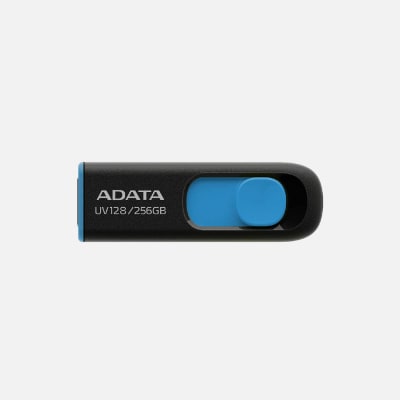 PENDRIVE ADATA UV128 USB 3.2 256GB NEGRO/AZUL1