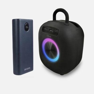 POWER BANK PAW-400 + PARLANTE TWS MLAB ENERGY+ BASS
