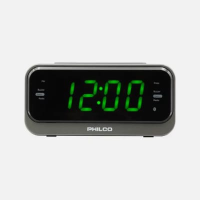 RADIO RELOJ BT PAR1012BT PANTALLA 1.2 PHILCO1