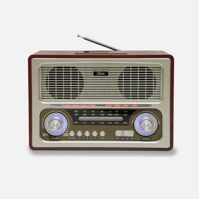 RADIO RETRO RECARGABLE MLAB BT/USB/FM 7809