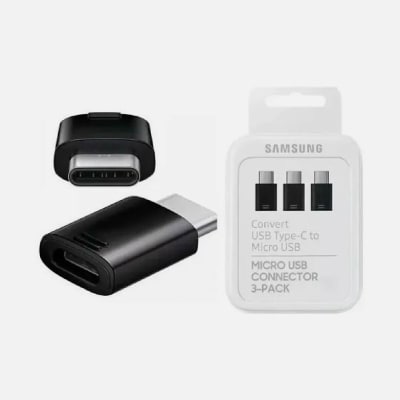 SAMSUNG CONECTOR USB TIPO C A MICRO USB PACK DE 3 UN1