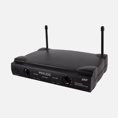 SET 2 MICROFONOS INAL. UHF PHILCO WU8282