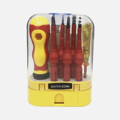 SET ATORNILLADOR PUNTA NORMAL 10PCS INTER DATACOM1