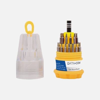 SET ATORNILLADOR PRECISION 30PCS INTERCAMBIABLE DATACOM1