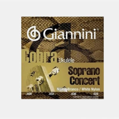 SET CUERDAS UKELELE SOPRANO/CONCIERTO GIANNINI UKSC1